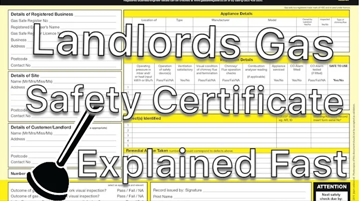 Landlord gas safety certificate
