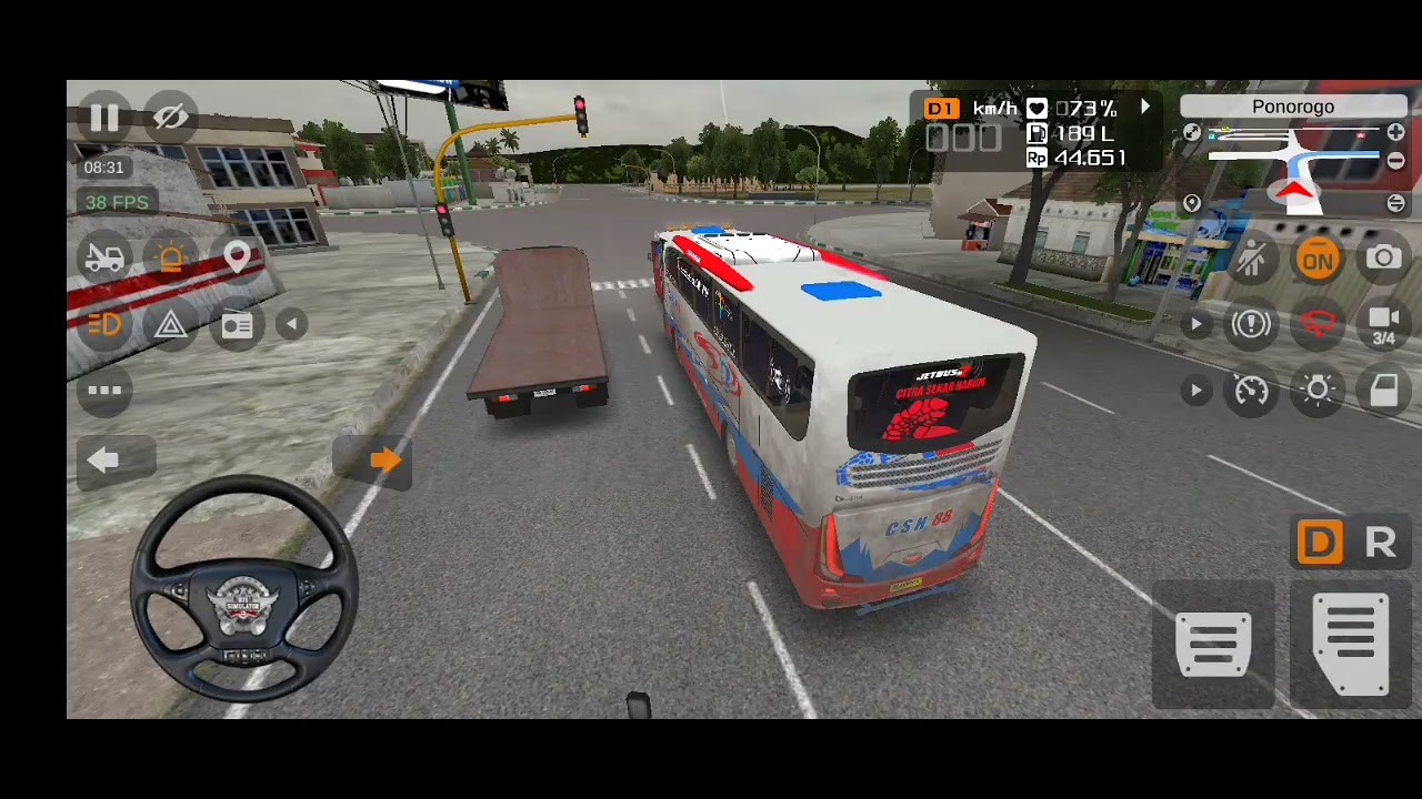 Llevo pasajeros desde wonogiri hasta malang/bus simulator indonesia/#18