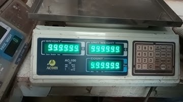 Hiệu chuẩn cân ACOM AC 100