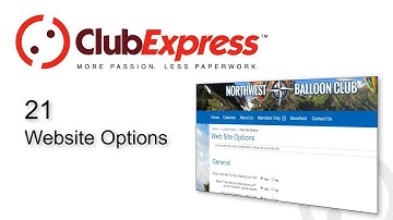 ClubExpress - 21 Website Options
