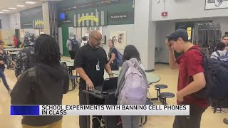 School Experiments with Banning Cell Phones