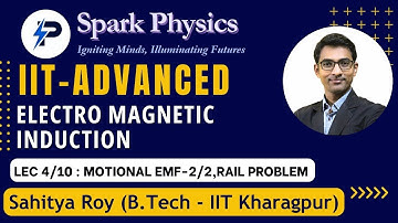 Electro Magnetic Induction: 4/10 |Spark Physics:IIT-Advanced Series |Class XII |Sahitya Roy(IIT KGP)