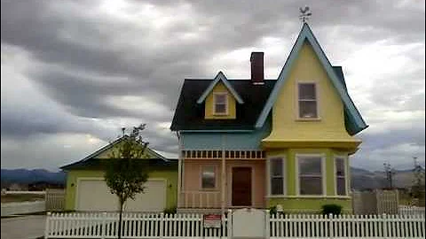 Replica of the home from the movie "Up"