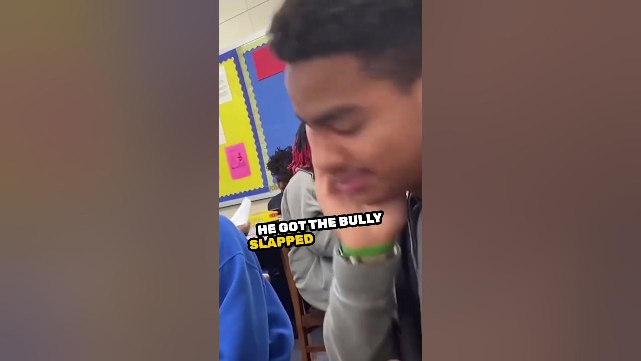 This classroom was shocked at what happened to this bully 😅 This classroom was shocked at what happened to this bully 😅