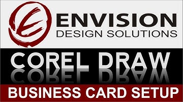 CORELDRAW (Corel Draw) HOW TO BUSINESS CARD DESIGN SETUP