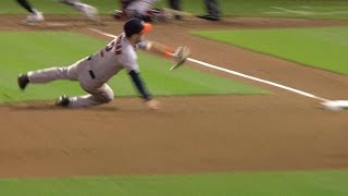 HOU@OAK: Bregman reacts quickly to snag liner