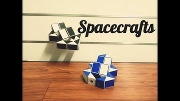 SNAKE CUBE: SPACECRAFTS | Craziest Build | Very Easy | (24 Wedges)