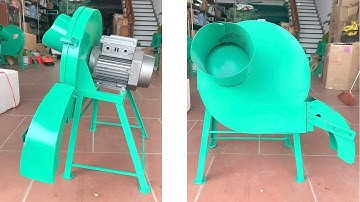 Máy Thái Chuối Siêu Mịn - Máy Cắt Chuối Cửa Ngang Nguyên Cây -  Cỏ Voi. Động Cơ 1,5kW. Chỉ 1tr550k