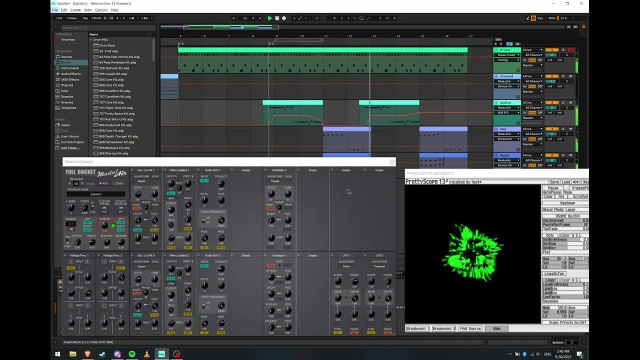 Oscilloscope Synth 1 (sounds fun, looks neat) YouTube