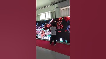 Only one second to install the LED module #ledmodule #leddisplay #ledinstallation#sportsled #led