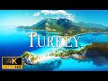 FLYING OVER TURKEY 4K Video UHD Relaxing Music With Beautiful Nature Video For Stress Relief 