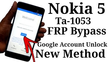 Nokia 5 (Ta-1053) Frp Bypass / Google Account Unlock New Method 100%. Ok