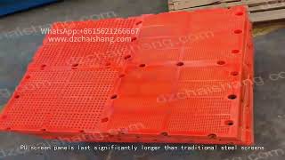Vibrating Screen Spare Parts – Screen Panels Overview