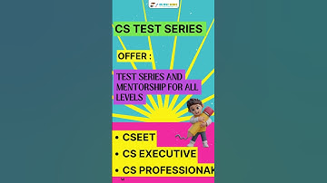 CS TEST SERIES SALE - CS EXECUTIVE TEST SERIES | CS PROFESSIONAL TEST SERIES #cstestseries