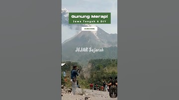 Gunung Merapi teraktif di Pulau Jawa #erupsimerapi
