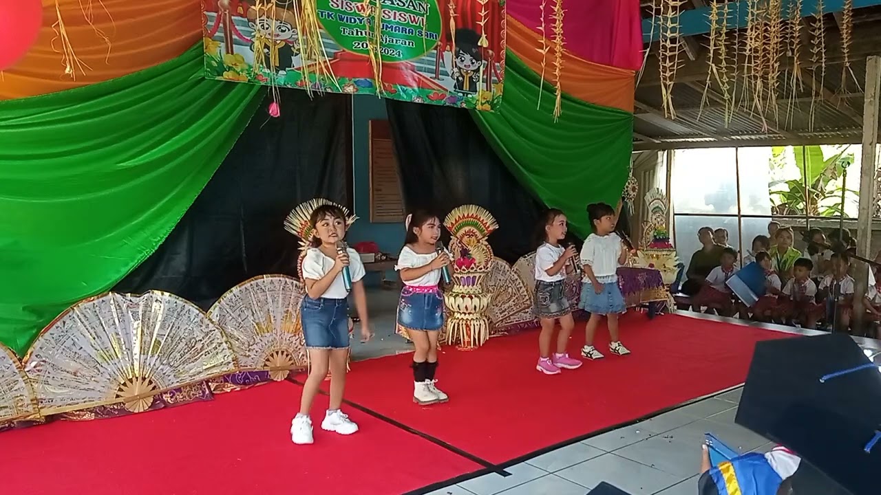 Persembahan Lagu Berjudul Jangan Main HP oleh TK A Dalam Rangka Graduation 14 Juni 2024