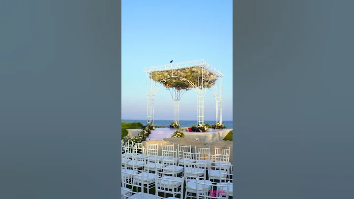 Stunning Beach Wedding Setup - Radisson Blu Temple Bay - Mahabalipuram Destination Wedding