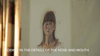 Bucks Open Studios Peter Keegan Alla Prima Portrait Painting