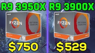 Ryzen 9 3950X vs 3900X w/ RTX 2080 (7 Games Cinebench R20 Blender) Ryzen 9 3950X vs 3900X w/ RTX 2080 (7 Games Cinebench R20 Blender)
