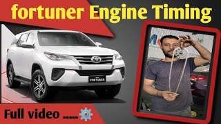 Toyota Fortuner engine timing chain replacement.....⚙️⚙️🔧