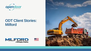 ODT Client Story - Milford gains Accurate Visibility into all areas of Operations