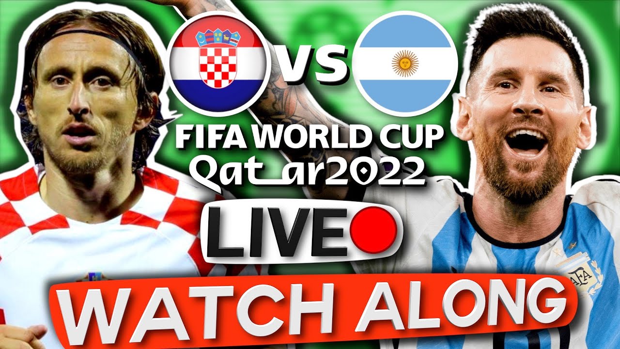 ⁣Croatia vs Argentina Live Watch Along | 2022 FIFA World Cup Semi-Finals