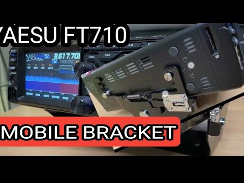 YAESU FT-710 , MOBILE BRACKET - YouTube