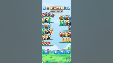 BirdSet Color Sort Puzzle Level 80 #Shorts