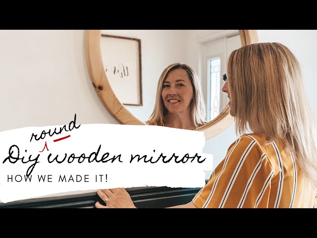 How to Frame a Round Mirror