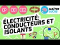 Lectricit  conducteurs et isolants ce1  ce2  cp  cycle 2  questionner le monde