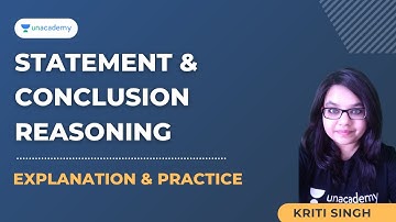 Statement & Conclusion Reasoning Tricks | Statement & Assumption Tips & Tricks | CLAT 2021 | Kriti