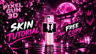 Tutorial: Skin Cute Emo Girl (Pixel gun 3D) free copy (old video) (reupload)