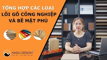 Tổng hợp các loại lõi gỗ công nghiệp và bề mặt phủ