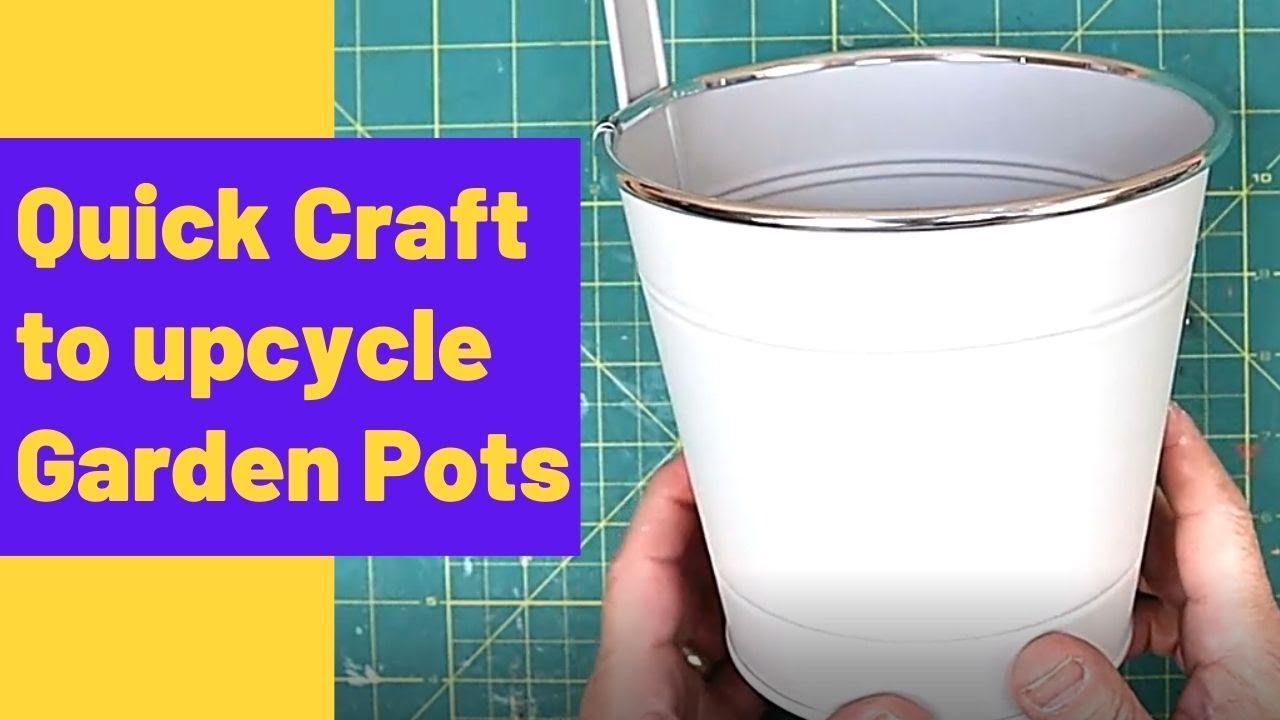 How I upcycled cheap pots into beautiful pots YouTube