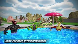 Super Hero Water Slide: Water Park Adventure Game screenshot 4