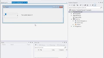 How to use trackBar In visual c#