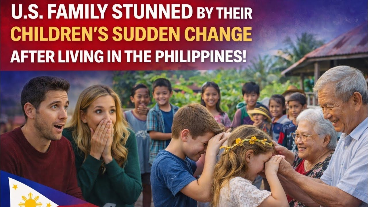 U.S. Family Stunned by Their Children’s Sudden Change After Living in the Philippines!