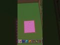 Minecraft Magenta Concrete Powder & Pink Concrete Powder Floor Design #shorts