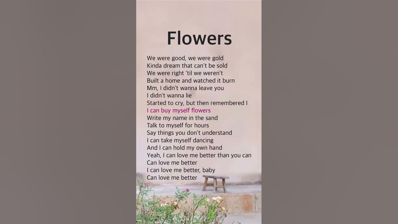 Flowers | Miley Cyrus #lyrics #music #pop #song