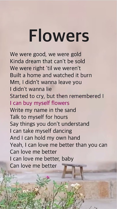 Flowers | Miley Cyrus #lyrics #music #pop #song