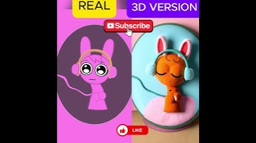 Sprunki incredibox Pinki is pregnant and Oren surprised.What happened? #sprunki#animation REAL VS AI