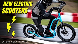 10 Newest Electric Kick Bikes and Big Wheel Scooters Available Today