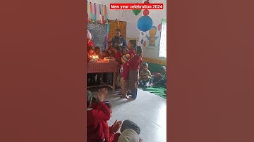 New year celebration with my lovely students 2024#shorts#Nipun Bharat mission up