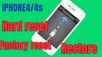 HOW to Hard Reset iPhone 4/4S?