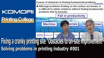 # 001 Solving problems in printing industry "Obstacles to on-site improvement"