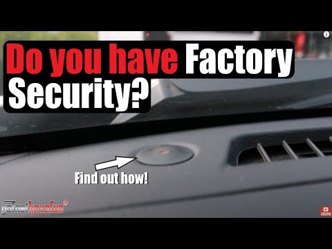 How to Tell if you have a Factory Alarm / Security System | AnthonyJ350