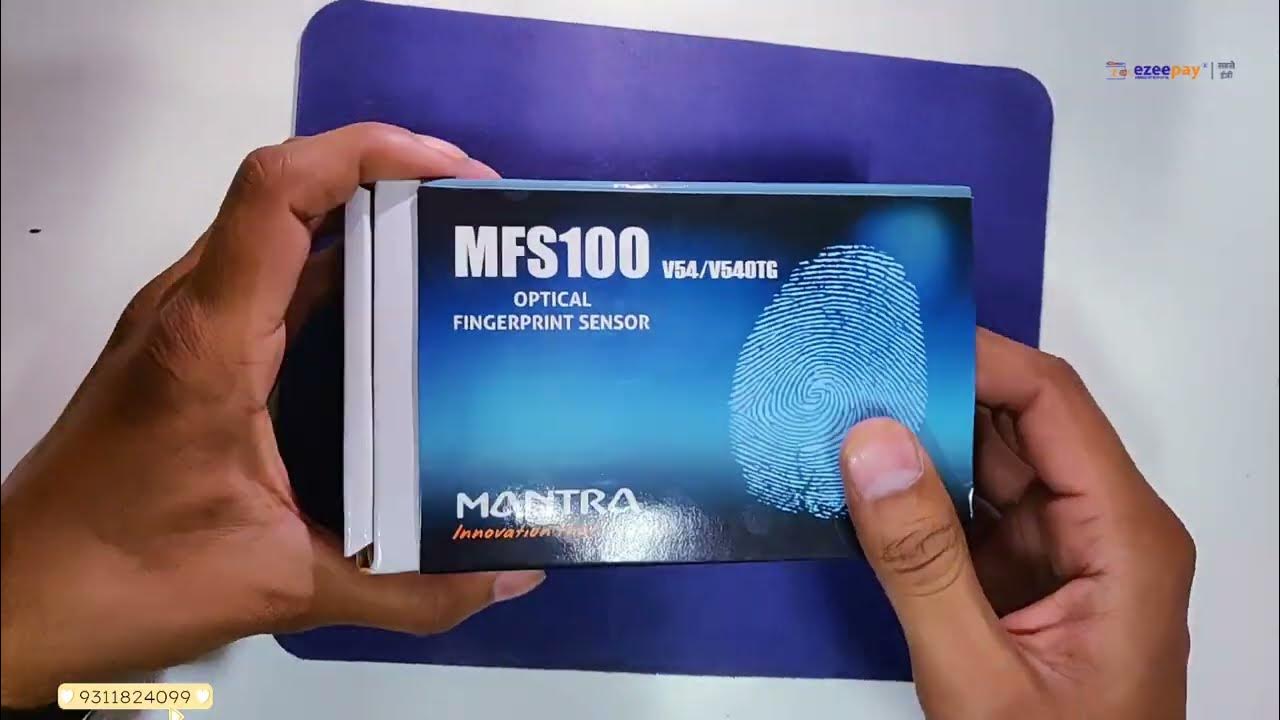Mantra MFS100 Biometric Fingerprint Scanner YouTube