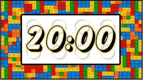 20-Minute Timer: Colorful Children