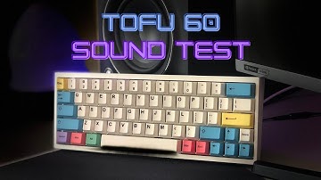 Tofu 60% with Holy Pandas Sound Test