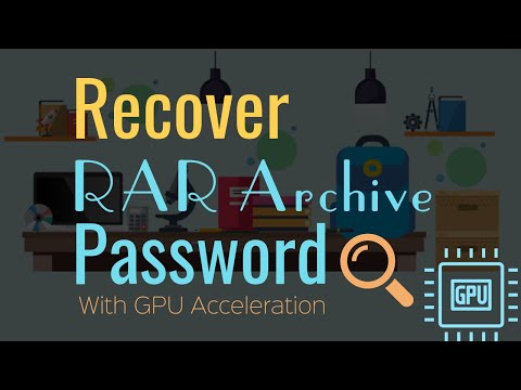 how to recover RAR password with GPU